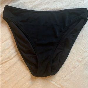 High Waisted Black Bikini Bottoms